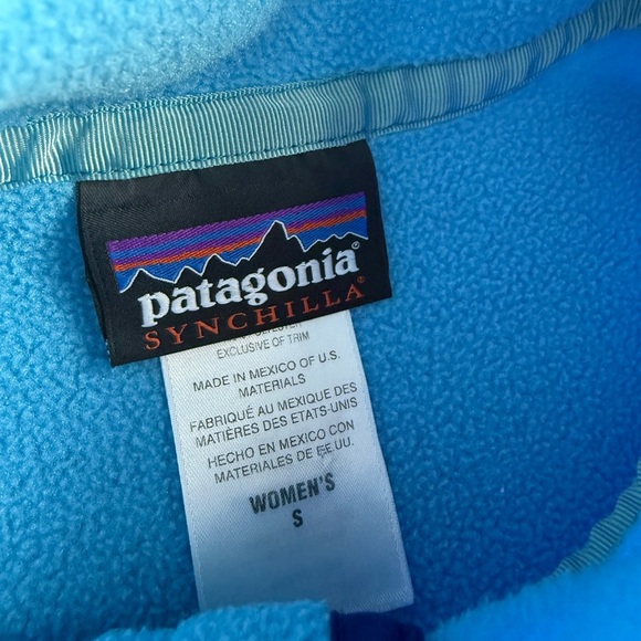 Patagonia Synchilla Snap-T Fleece Pullover Jacket Blue Navy - Picture 5 of 7